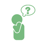 悩む人のイラスト